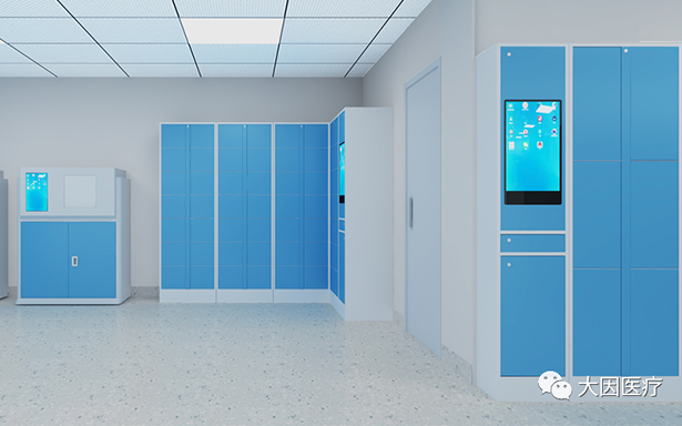 What are the advantages of using intelligent clothing management system in surgical dressing rooms?